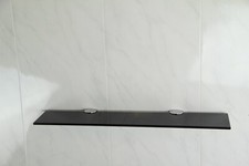 Glasregale Wandmontage schwarz