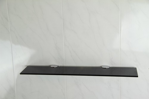 Glasregale wandmontage schwarz - wandmontage,