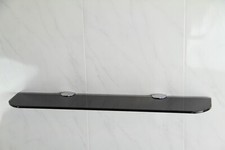 Wandregal aus schwarzem Glas