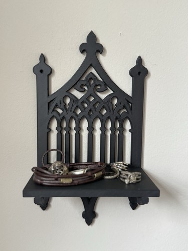 Gothic wandregal schwarz - -,