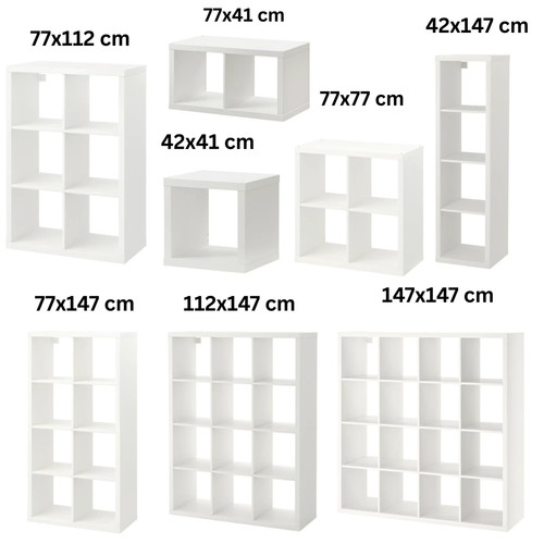 Neu ikea kallax weiß - weiß, regal