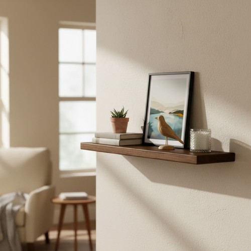 Schwebendes holzregal antik - holzregal,